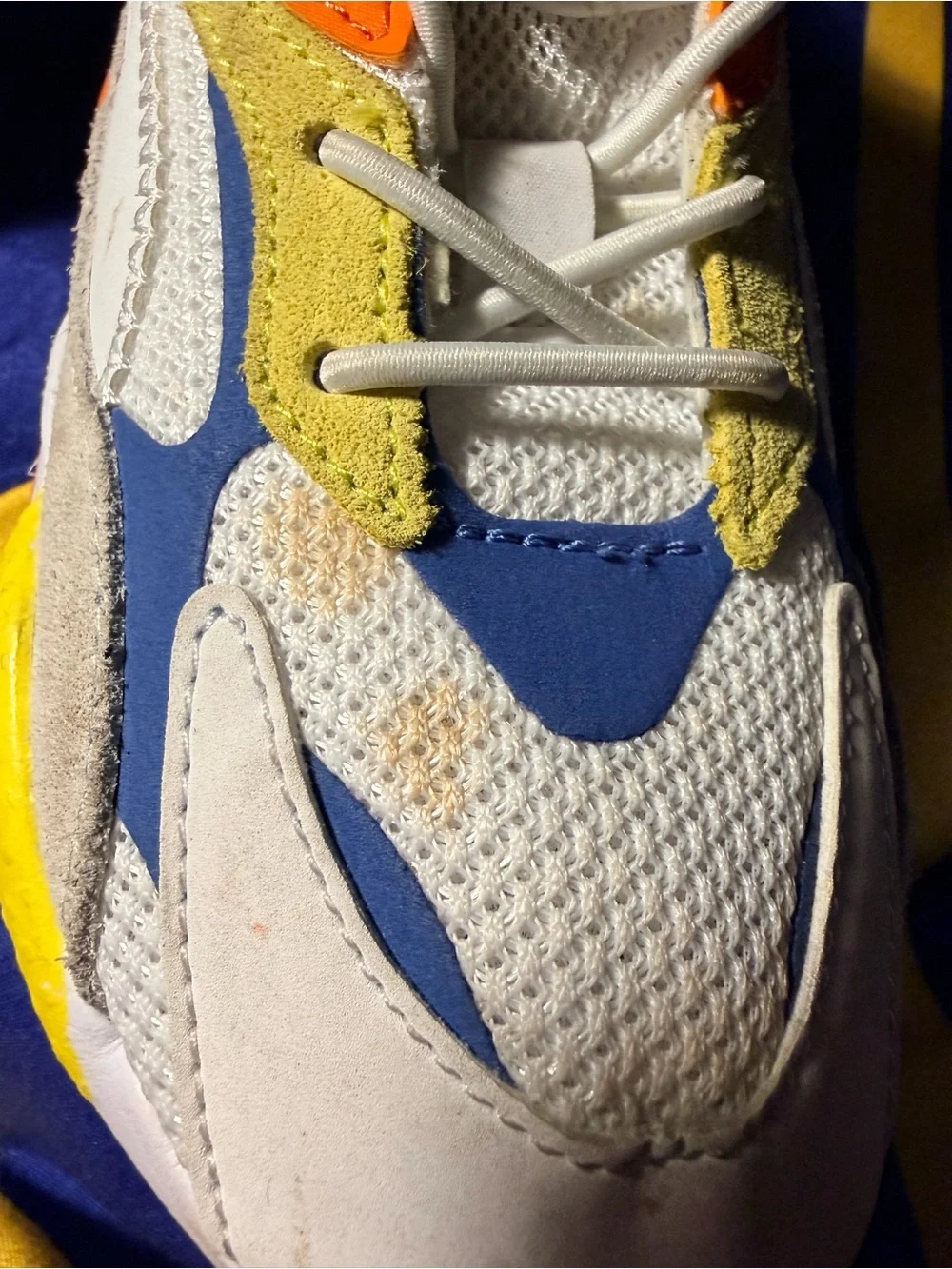 Puma Kids Blue, Yellow & Orange RS-X Sneakers